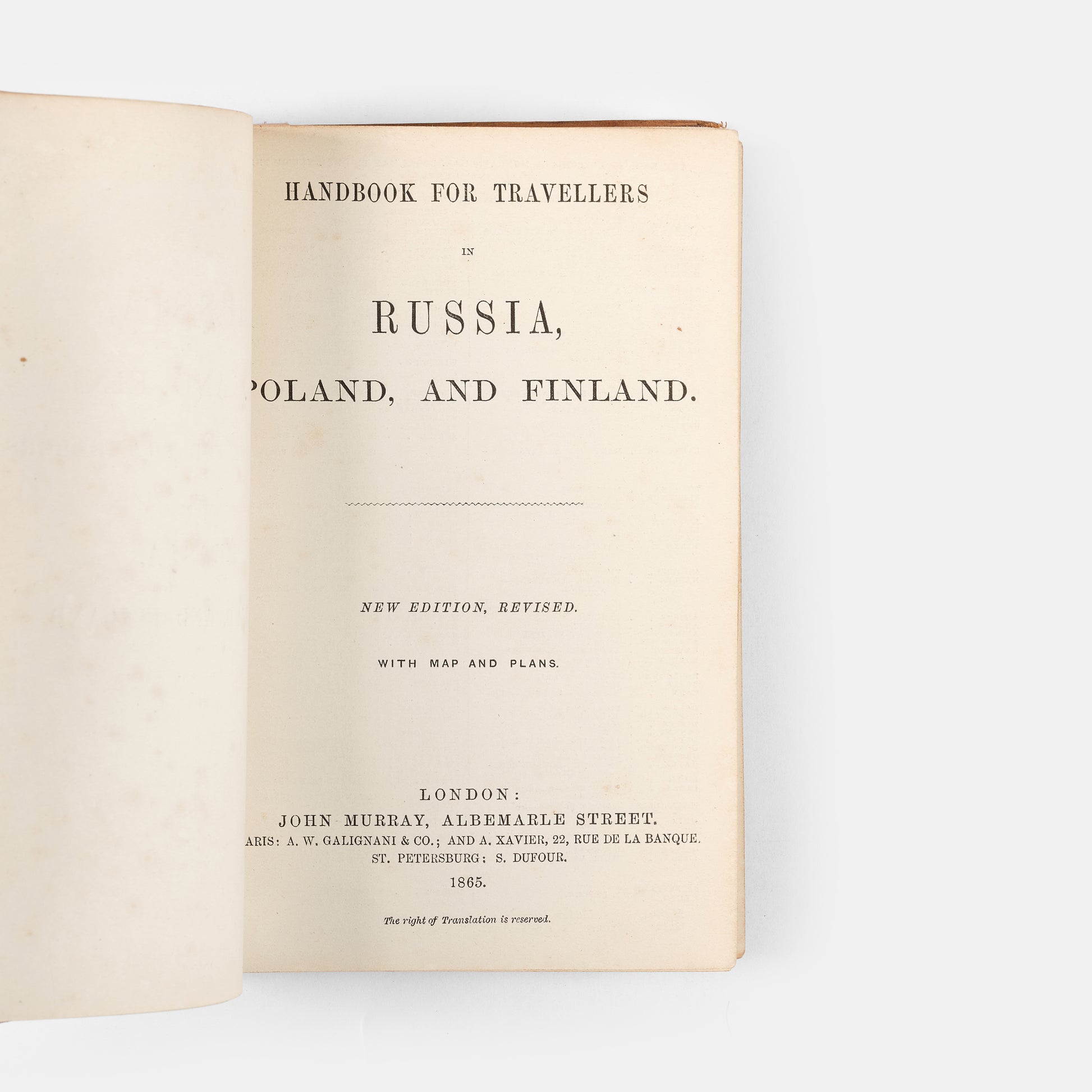 First edition on Russia as a separate title