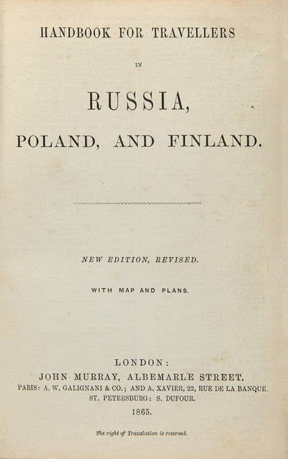 First edition on Russia as a separate title