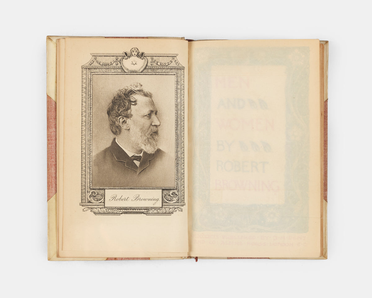 A lovely copy of Men & Women and Paracelsus by Robert Browning as part of The Temple Classics series in 1899. 