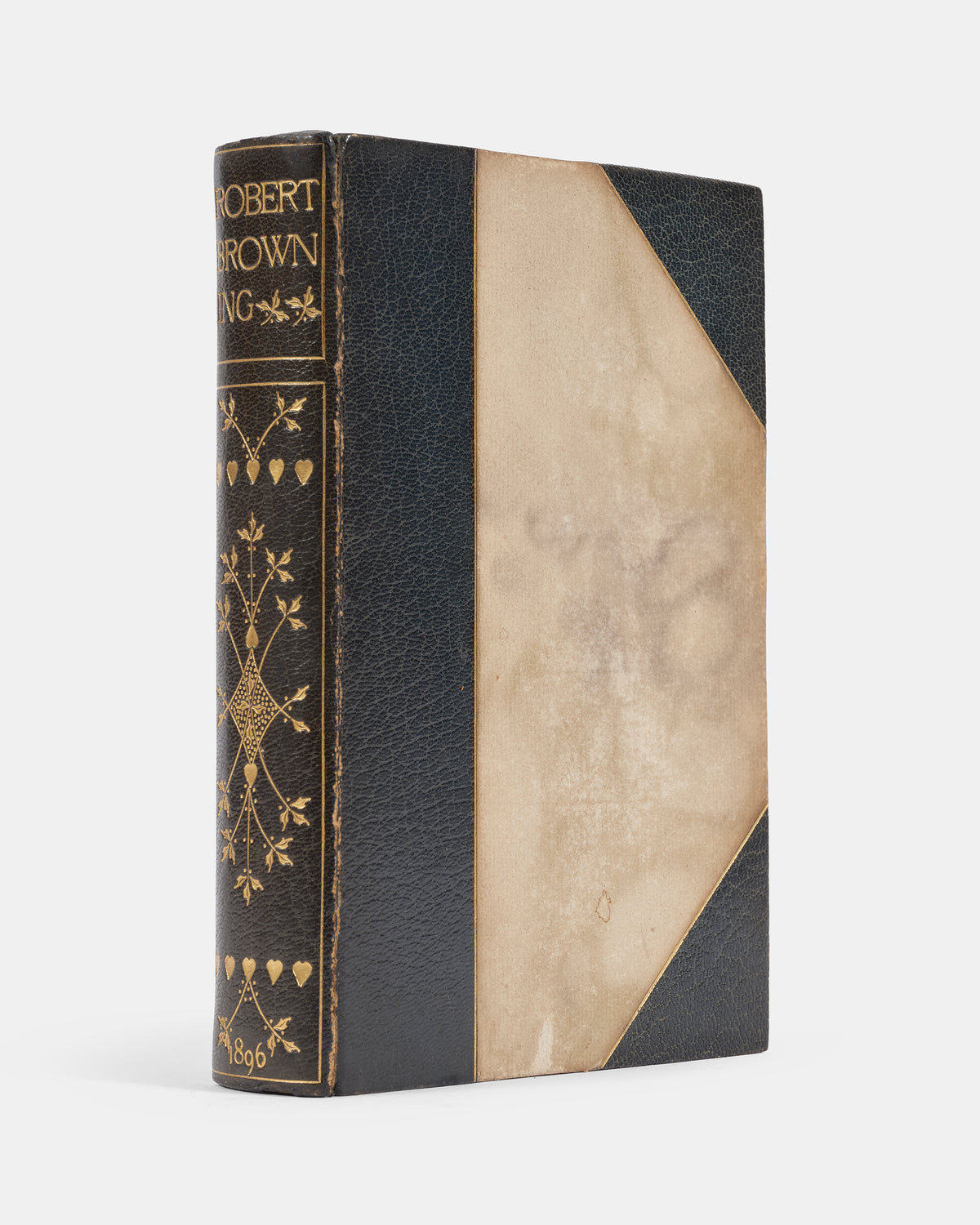 A thorough collection of Robert Browning's poetry bound by Bickers & Son in 1896.