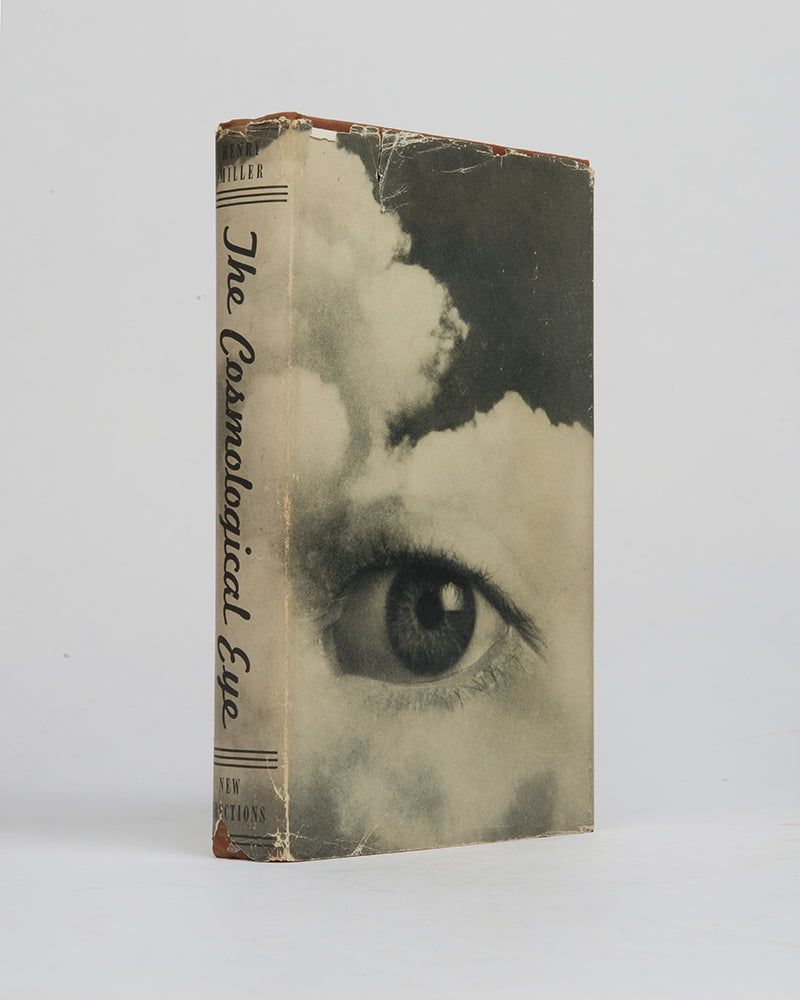 First edition of The Cosmological Eye by Henry Miller in second state binding and dustjacket.