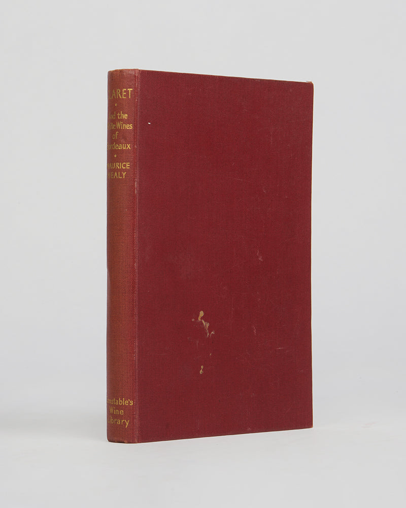 A lovely edition of Claret from Constable's Wine Library which explored white wine from Bordeaux in 1934.