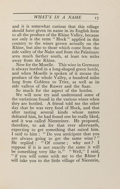 A first edition of Rudd's<em> Hocks and Moselles</em> which made up part of<em> Constable's Wine Library</em>. 