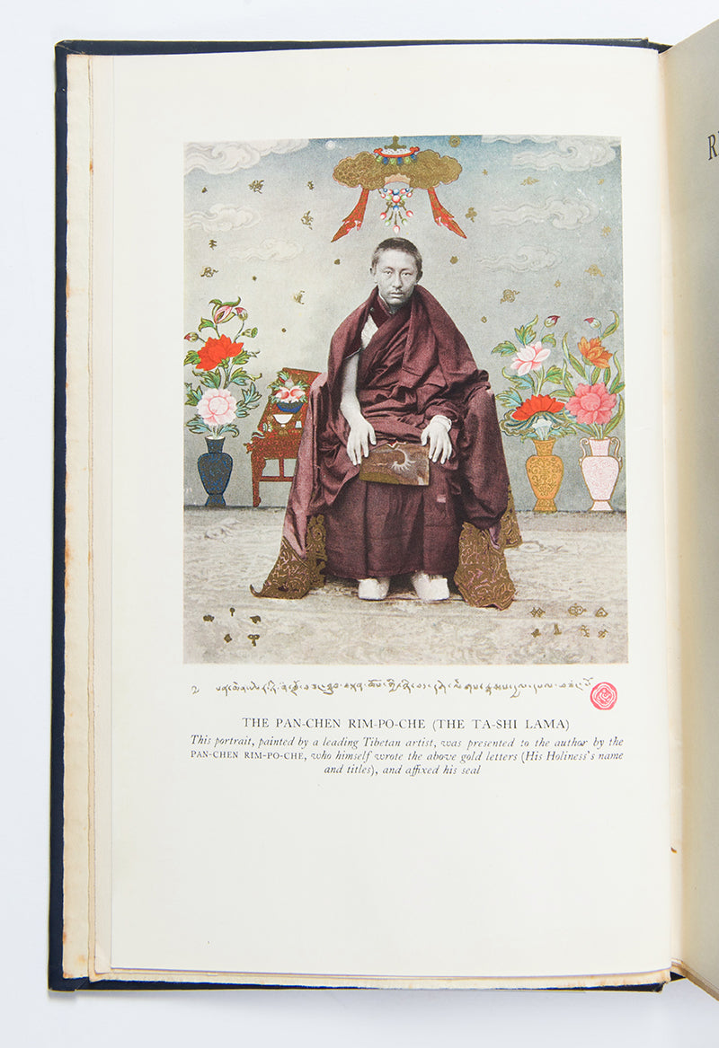 A first edition of The Religion of Tibet by Sir Charles Bell.