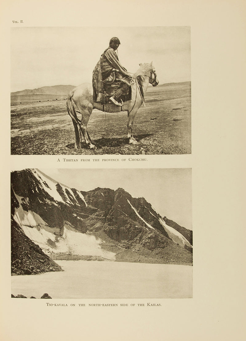 An excellent set of the first edition of Sven Hedin's Southern Tibet, masterwork, on his third and most ambitious expedition. He was the first European to reach the holy Mount Kailash and Lake Manasarovar.