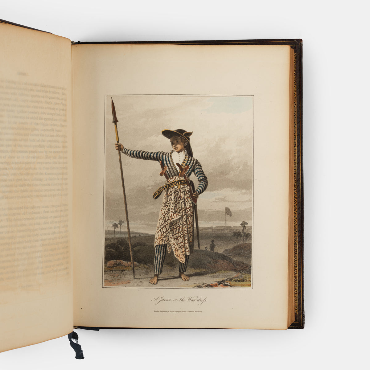 First edition, large paper copy, of The History of Java by Thomas Stamford Raffles, specially bound for presentation, of this iconic and foundational work on Java and Southeast Asia.