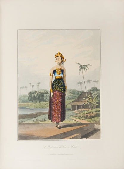 Second edition of The History of Java by Thomas Stamfoird Raffles, with the third of the atlas, an exceptionally bright copy with the additional plates added for the second edition.
