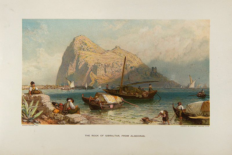 This work is compilation of travels in the Mediterranean illustrated by well known artists of the time.