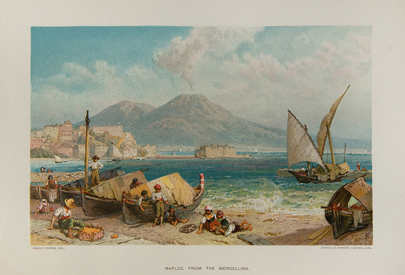 This work is compilation of travels in the Mediterranean illustrated by well known artists of the time.