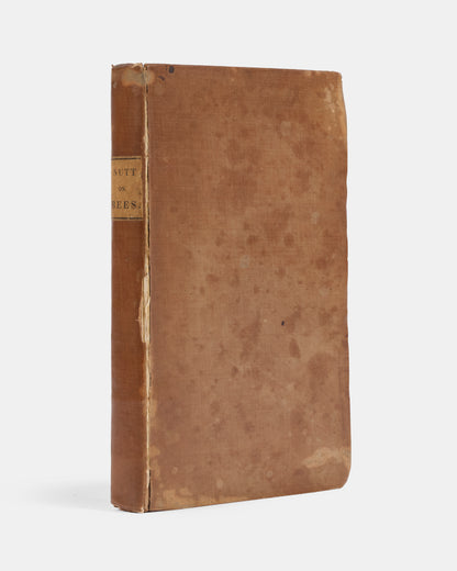 The first edition of Thomas Nutt's Humanity to Honey Bees, an influential work describing a new beehive design and beekeeping system.