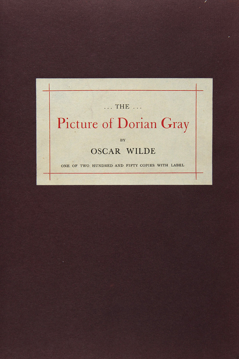 A beautifully bound copy of Wilde's classic tale. This copy is one of 250 of a limited edition printing.