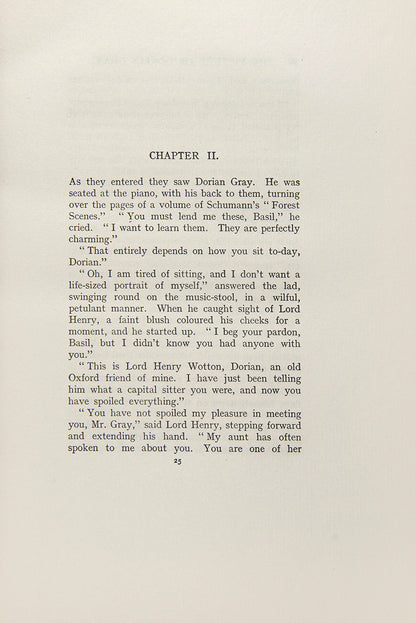 A beautifully bound copy of Wilde's classic tale. This copy is one of 250 of a limited edition printing.