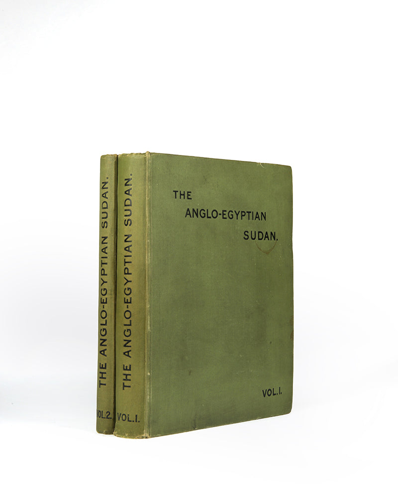 First edition of Count Gleichen's The Anglo-Egyptian Sudan, scarce official survey of Egypt under British Rule, only 1500 printed of vol 1 and only 1000 of vol 2.