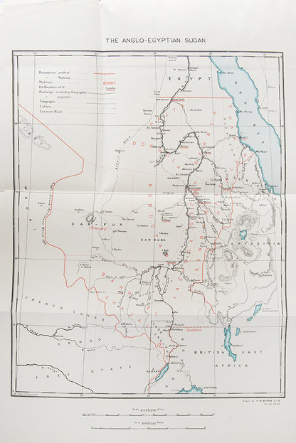 First edition of Count Gleichen's The Anglo-Egyptian Sudan, scarce official survey of Egypt under British Rule, only 1500 printed of vol 1 and only 1000 of vol 2.