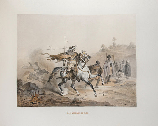 Fine copy of the first edition of Johann Bernatz's Scenes in Ethiopia, a rare set of views of Ethiopia with the first scenes of Shawa every produced.