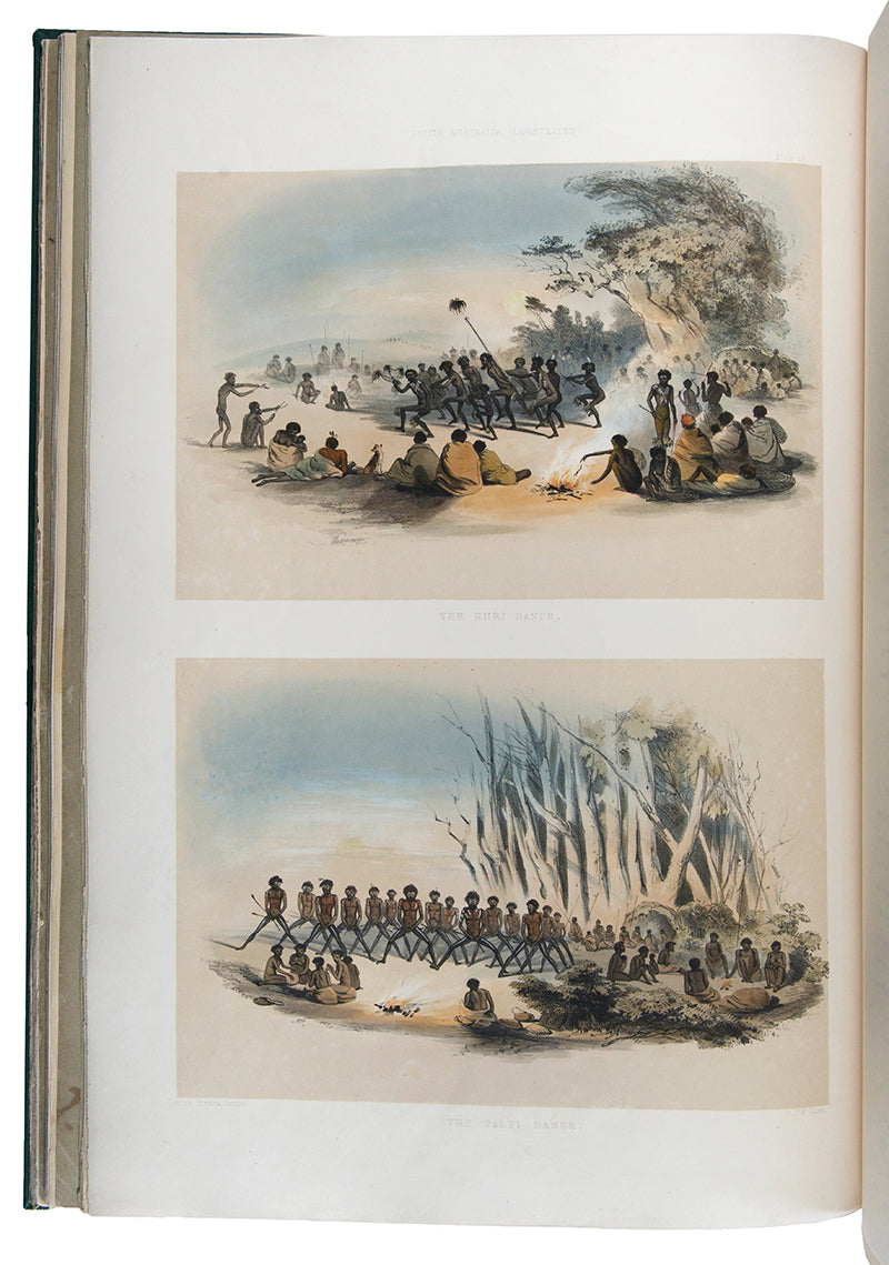 First edition of South Australia Illustrated by George French Angas, a fresh and bright copy bound in the original parts.