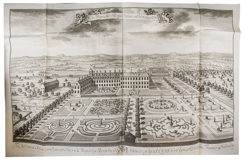 A fine copy of Kip's great Nouveau Theatre de la Grande Bretagne, the defining work of English architecture of the Augustan age, and still highly prized for its depiction of English country houses and gardens.