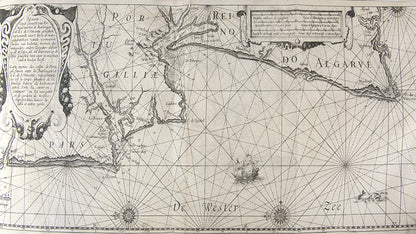 Rare complete first French edition of Le Flambeau de la Navigation by Johannes Janssonius after Willem Blaeu, on of the great books of Dutch cartography.