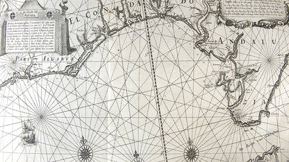 Rare complete first French edition of Le Flambeau de la Navigation by Johannes Janssonius after Willem Blaeu, on of the great books of Dutch cartography.