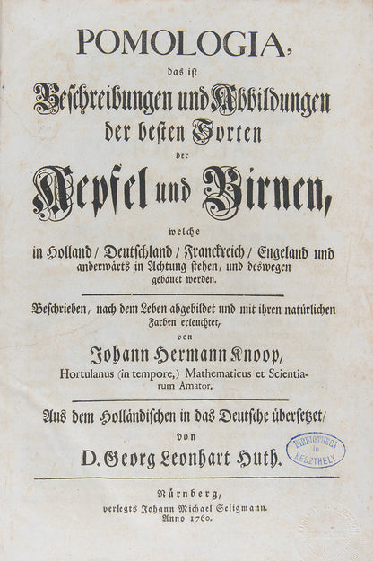 Pomologia,