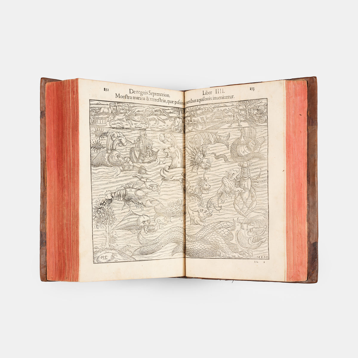 First Latin edition of Sebastian Munster's Cosmographiae Universalis, for the first time with 39 town views, and new world maps and map of America.
