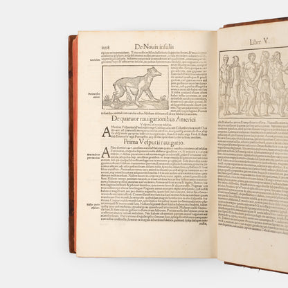 First Latin edition of Sebastian Munster's Cosmographiae Universalis, for the first time with 39 town views, and new world maps and map of America.