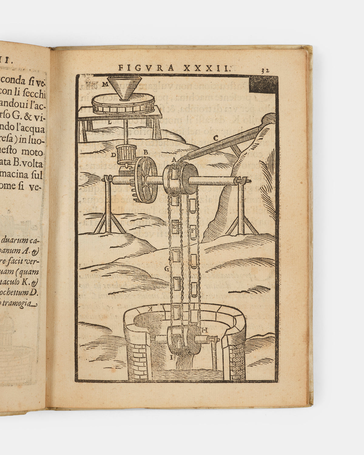 The first edition of Giovanni Branca's Le Machine, a key early work on engineering containing the first published depiction of a steam turbine.