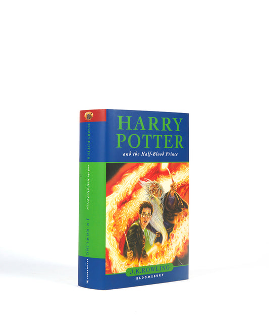 J.K. Rowling, Harry Potter and Half-Blood Prince, with misprint on Page 99, Line 9, 'eleven' instead of 'ten' O.W.L.s, a fine copy of the sixth novel in the sequence<br />