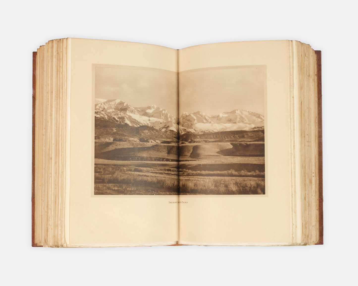 H. V. Morton's In the Steps of the Master, the Signed Large Paper edition in a half roan binding.