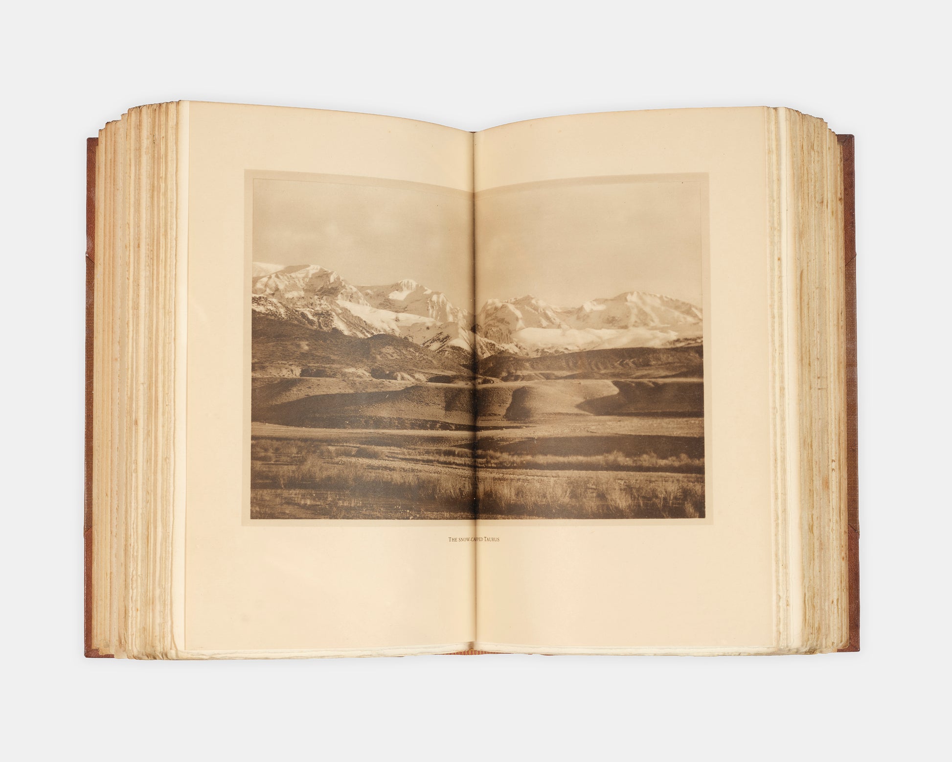 H. V. Morton's In the Steps of the Master, the Signed Large Paper edition in a half roan binding.