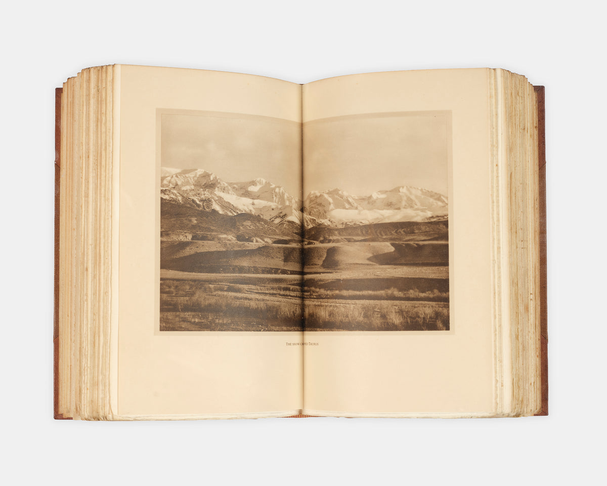 H. V. Morton's In the Steps of the Master, the Signed Large Paper edition in a half roan binding.