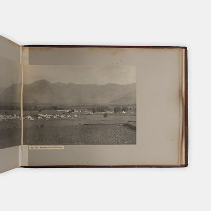 Charming commemorative photograph album of the Visit of His Excellency Lord Chelmsford, Viceroy and Governor General of India, to Kashmir 1918, also meeting the Maharajah Jagatjit Singh Sahib Bahadur of Kapurthala in the Punjab.
