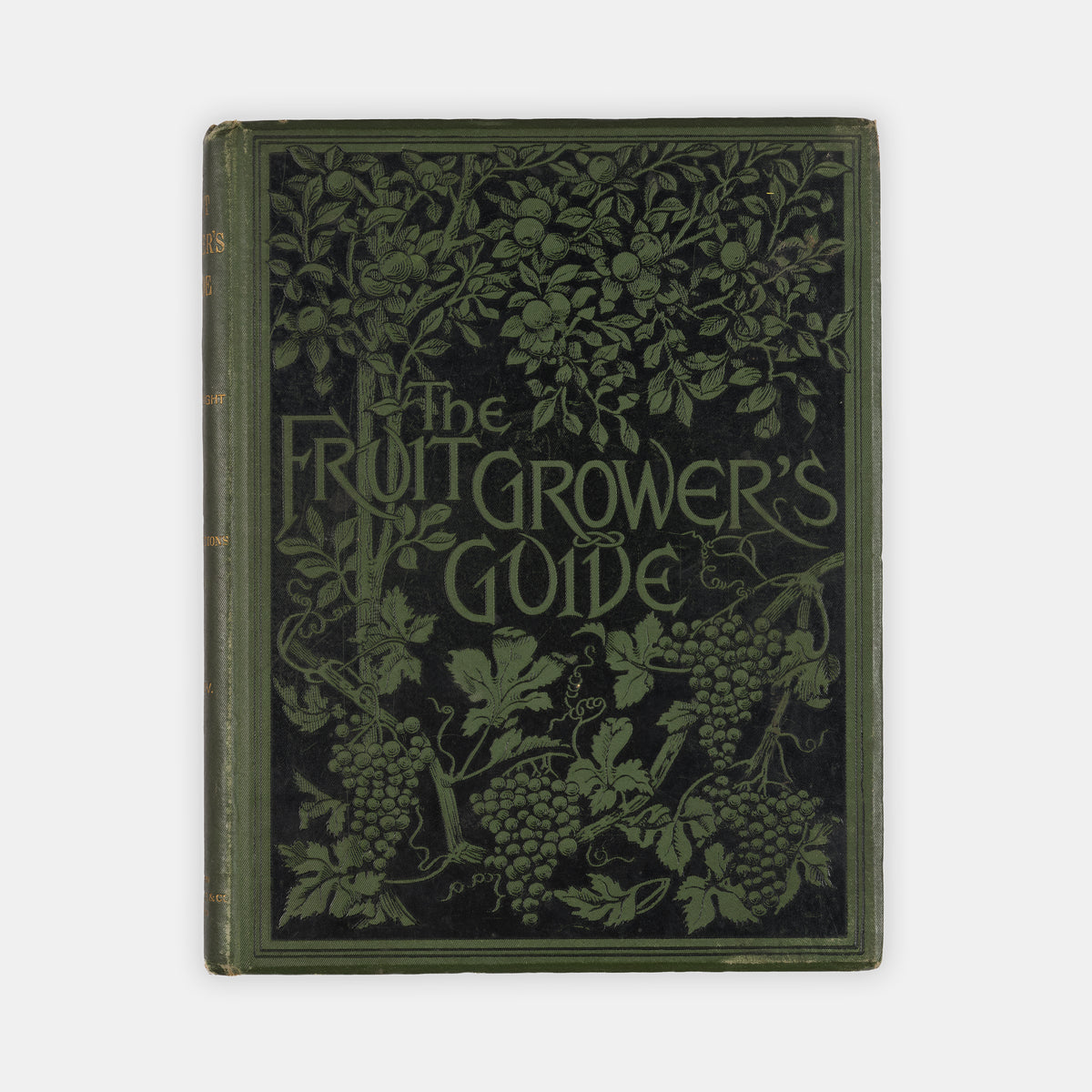 Charming set of The Fruit Grower's Guide by John Wright and illustrated by May Rivers, one of the classic victorian works of British gardening and fruit trees.