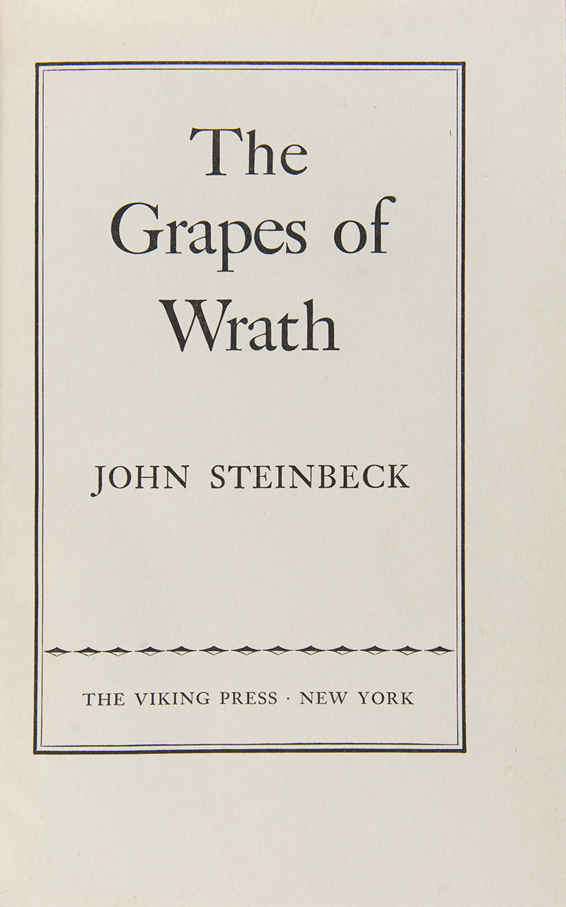 John Steinbeck set his novel The Grapes of Wrath during the Great Depression, the novel focuses on the Joads, a poor family of tenant farmers driven from their home by drought, economic hardship, and changes in financial and agricultural industries. 