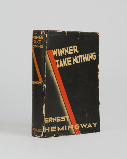 <em>Winner Take Nothing</em>, a 1933 collection of short stories by Nobel Prize Winner Ernest Hemingway, including <em>A Clean, Well Lighted Place</em>, which James Joyce called 'one of the best short stories ever written'.