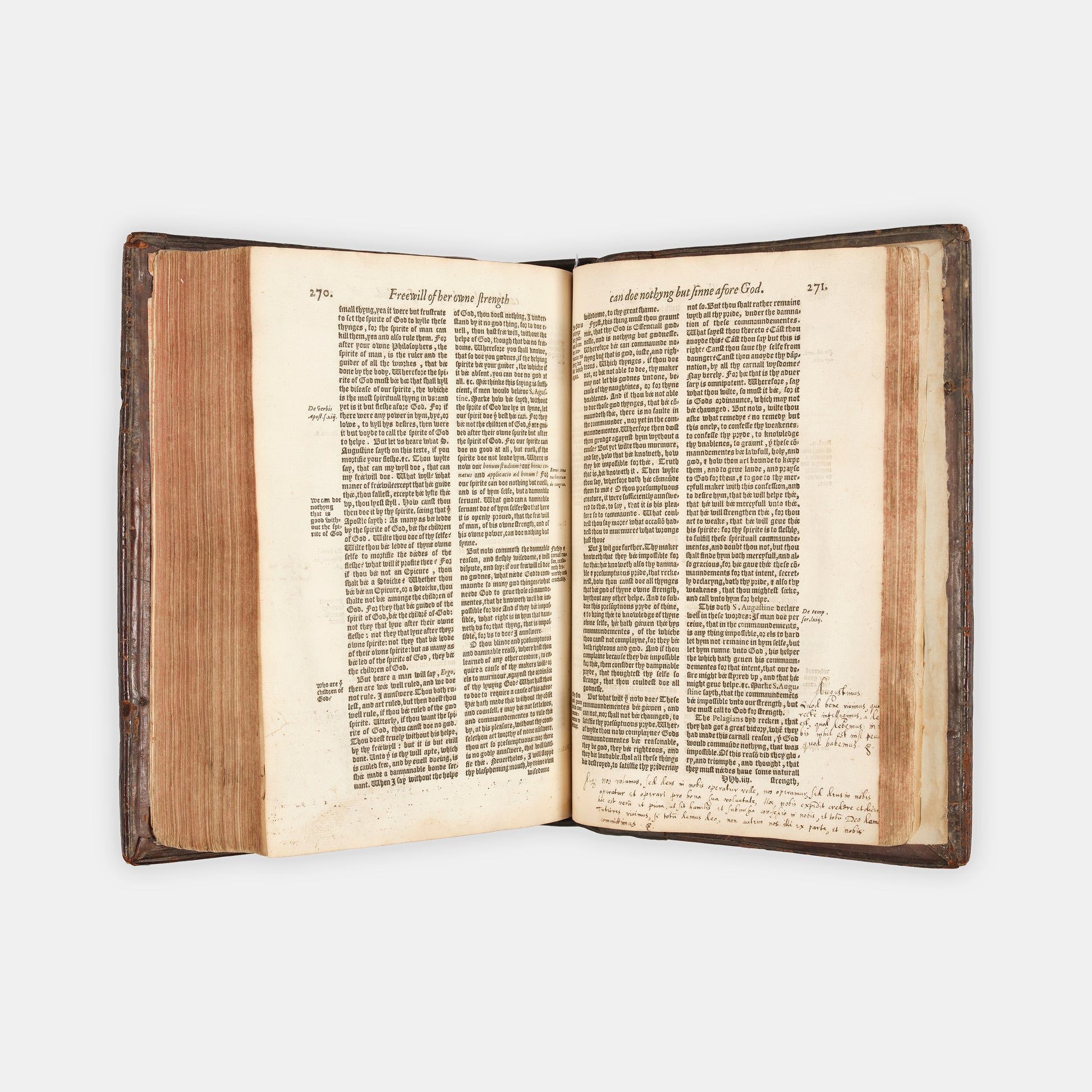 The first edition of the collected works of the Protestant marturs William Tyndale, John Frifth and Robert Barnes in English