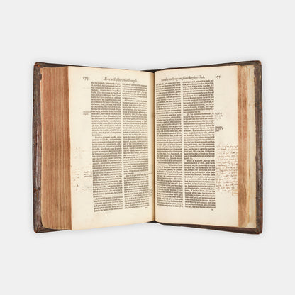 The first edition of the collected works of the Protestant marturs William Tyndale, John Frifth and Robert Barnes in English