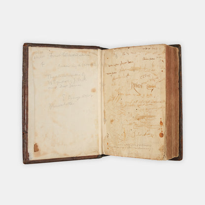 The first edition of the collected works of the Protestant marturs William Tyndale, John Frifth and Robert Barnes in English