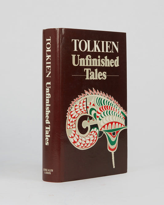 The first edition, first impression of Tolkien's posthumously published collection of  Unfinished Tales of Númenor and Middle-earth