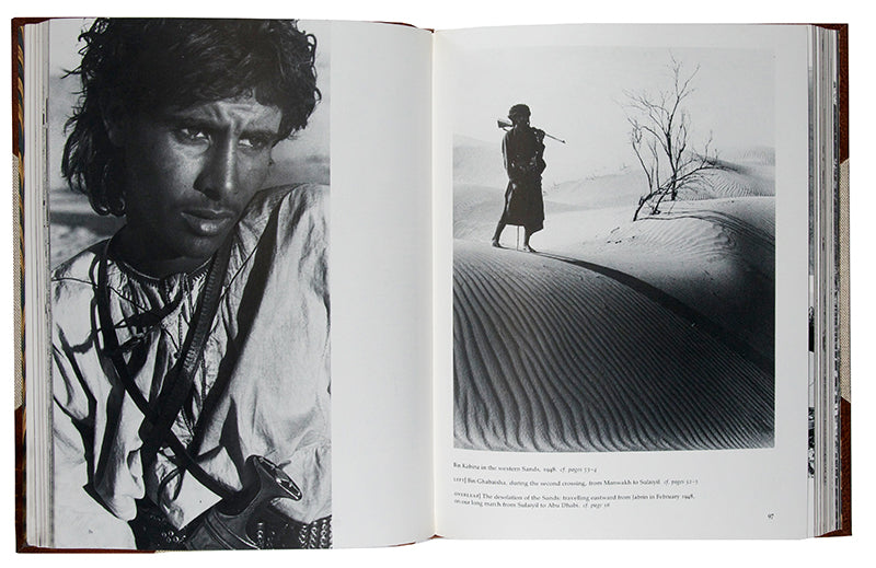 Signed limited edition of Wilfrid Thesiger's Desert, Marsh and Mountain, recounting the Gulf, Iraq and Yemen, just 1 of 160 copies.