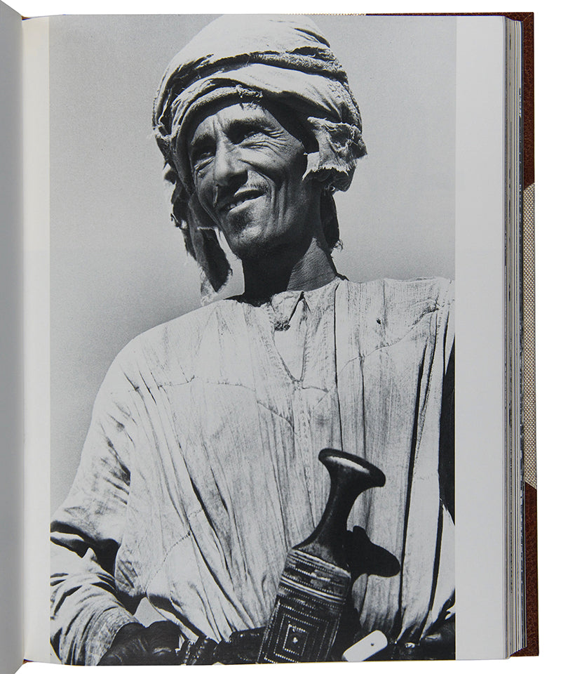 Signed limited edition of Wilfrid Thesiger's Desert, Marsh and Mountain, recounting the Gulf, Iraq and Yemen, just 1 of 160 copies.