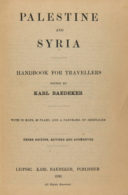 Third edition and scarce