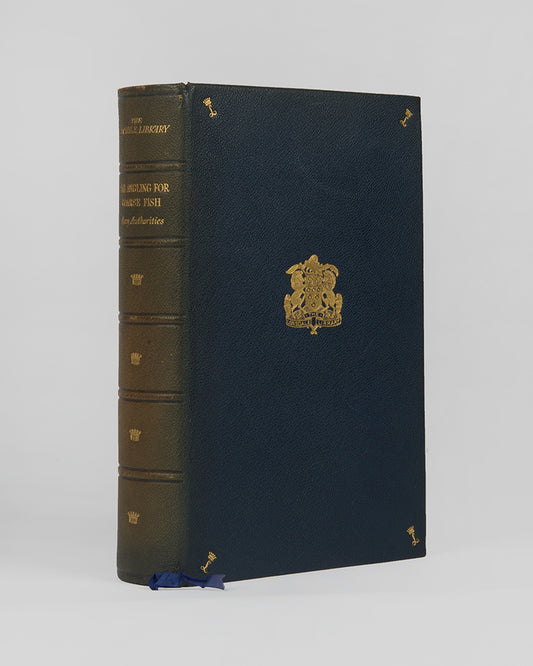 Deluxe issue of the first edition of Fine Angling for Coarse Fish by Eric Parker and others for the Lonsdale Library, in full blue morocco.