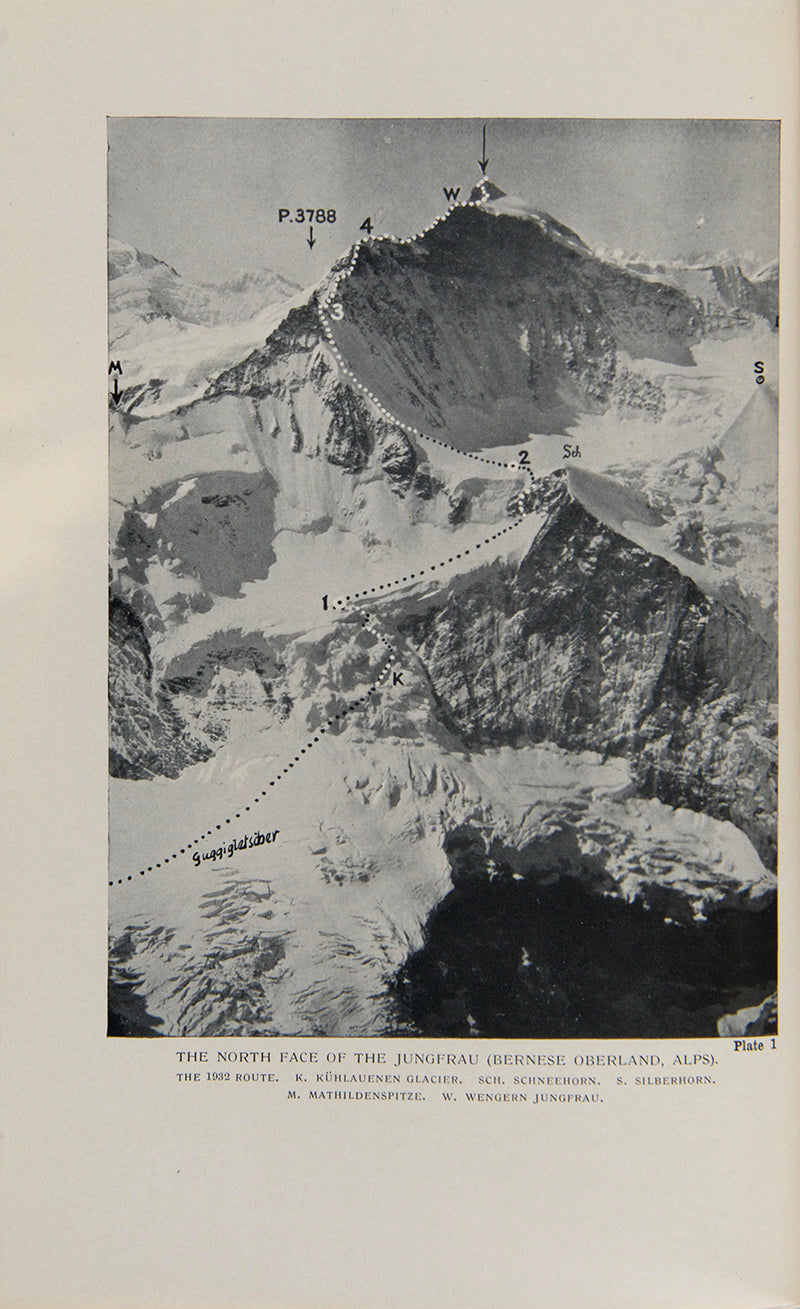 Deluxe issue of the first edition of Mountaineering by Sydney Spencer and others for the Lonsdale Library, in full blue morocco.