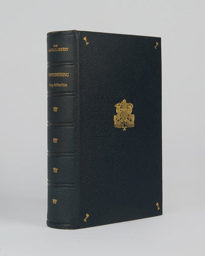 Deluxe issue of the first edition of Mountaineering by Sydney Spencer and others for the Lonsdale Library, in full blue morocco.