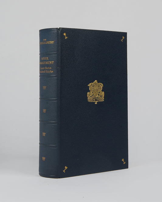 Deluxe issue of the first edition of River Management by H. E. Towner Coston and others for the Lonsdale Library, in full blue morocco.