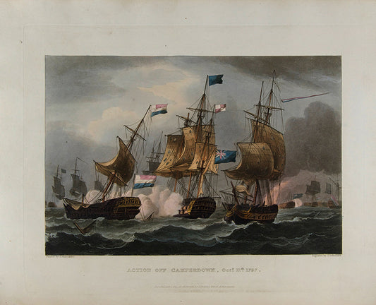 First edition, early issue, of James Jenkins's famous The Naval Achievements of Great Britain from the Year 1793-1817, with 55 striking hand-coloured aquatints.