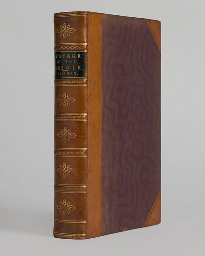 Charles Darwin's Journal of Researches into the Natural History & Geology of the countries visited during the voyage round the world of H.M.S. Beagle, presented by the Lords of the Admiralty.