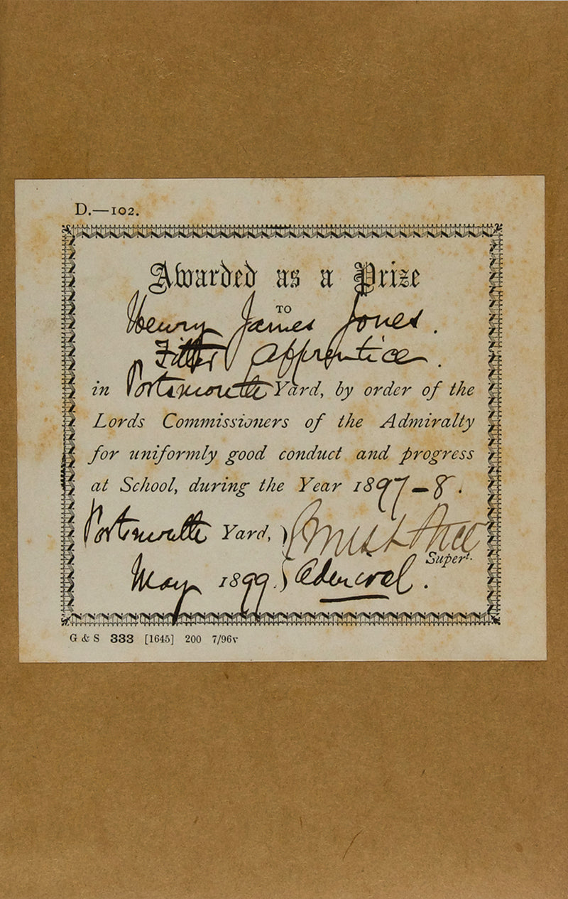 Charles Darwin's Journal of Researches into the Natural History & Geology of the countries visited during the voyage round the world of H.M.S. Beagle, presented by the Lords of the Admiralty.