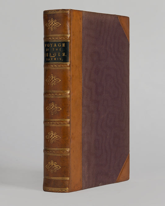 Charles Darwin's Journal of Researches into the Natural History & Geology of the countries visited during the voyage round the world of H.M.S. Beagle, presented by the Lords of the Admiralty.